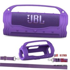 Silicone Cover Case for JBL Flip 7 Portable Bluetooth Speaker  Purple
