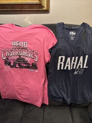 2x Indy Car Shirts Ladies Helio Castroneves & Graham Rahal Size Small