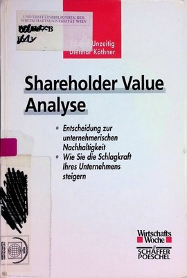 Shareholder-Value-Analyse : Entscheidung zur unternehmerischen Nachhaltigkeit -