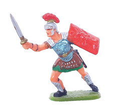 Elastolin Hausser 1:25 ROMAN Era LEGIONARY Historic 7cm Knight Figure Mint 70