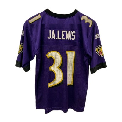 Jamal Lewis #31 Baltimore Ravens Jersey Adidas Youth 10/12 Purple