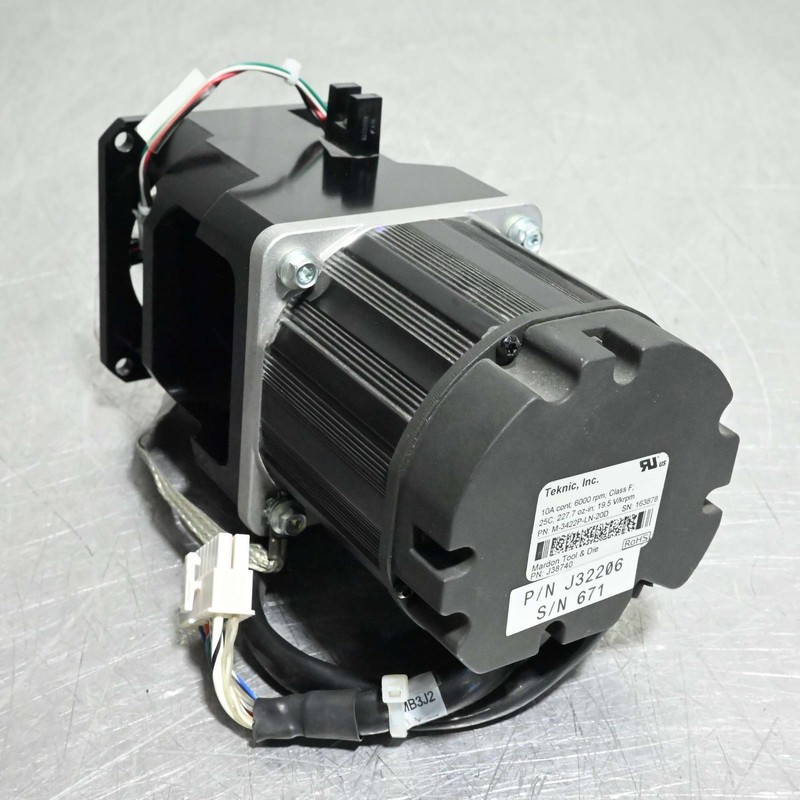 Teknic M-3422P-LN-20D NEMA 34 Brushless Rotary Servo Motor - Clean