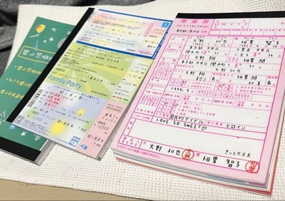 Heisei Retro Parody 3 Piece Set Memo Pad KAMIO Q-lia Various Types #c73903