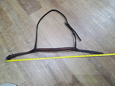 Brown Leather Padded Noseband Horse Size
