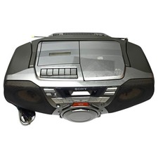 Sony CFD-G30 Stereo Boombox CD Cassette AM/FM Radio Woofer Tested