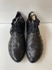 Trippen Black Leather Lace-Up Men's Shoes Size 42 / USA 9.5 / UK 8