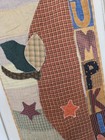 Cute Fall Pumpkin Handmade Quilted Wall Hanging 44" X 21" 100% Cotton — photo 2