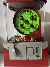 1958 Coast Vendors inc Baseball Gumball Machine, Works Great!