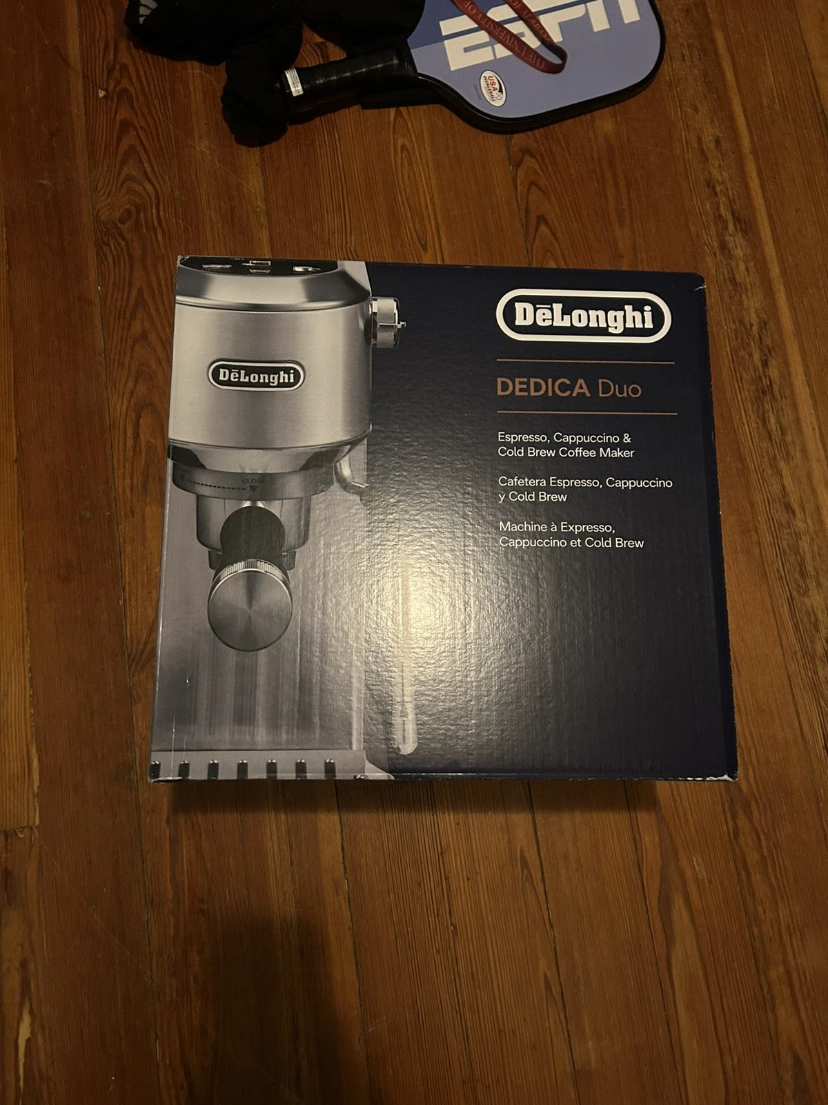 Delonghi EC890M Dedica Duo Espresso Machine with Cold Brew Metal NEW