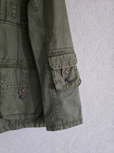 giacca edc by esprit uomo utility militare cotone taglia L kaki - Foto 5 di 11