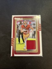 2025 Panini Donruss - Donruss Threads Christian McCaffrey #DTH-CMY (MEM)