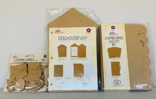 Julie Nutting Dollhouse Chipboard Album & Dollhouse + Furniture New