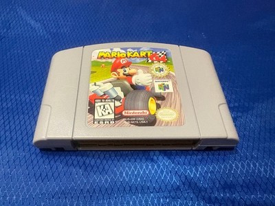 Mario Kart N64 Nintendo 64, 1996 Authentic Game Cartridge Tested