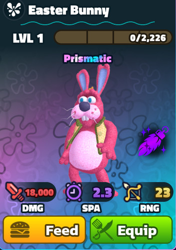 EASTER BUNNY SpongeBob Tower Defense SBTD