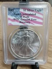 2001 American 1 Oz Silver Eagle $1 PCGS GEM BU+ 9-11-01 WTC Ground Zero Recovery