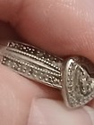 Vintage Designer JD SCHLANG Diamond Wedding Ring Set*cleaning out* — photo 10