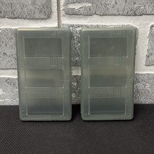 Nintendo Game Boy Advance 3-Slot Cartridge Case Authentic Lot Of 2
