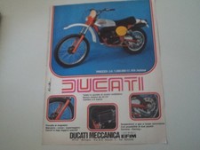 advertising Pubblicità 1977 MOTO DUCATI 125 SIX DAYS