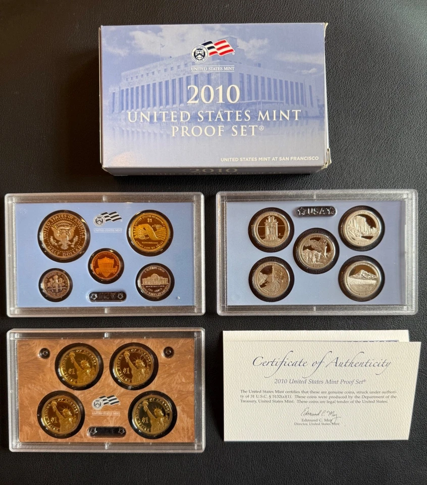 2010 S United States Mint Proof Set 14 Coin w/ Box + COA Coin Collector - Image 4 of 4