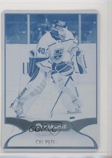 2021-22 Upper Deck Parkhurst Printing Plate Cyan 1/1 Cal Petersen #132 p3y