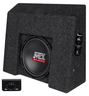 MTX Powered 10'' Subwoofer Sub For 2007-2016 Chevrolet Silverado/GMC Sierra Crew