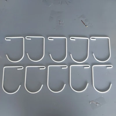 SAFE RACKS Saferacks Slim line Deck Hooks 5 Set (White)