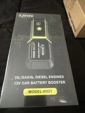 S ZEVZO H021 10L GAS/8L Car Jump Starter 12V 5000A