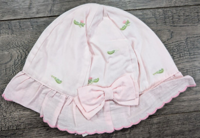 Baby Girl Clothes New Gymboree 12-18 Month Pink Sweet Nothings Sun Hat