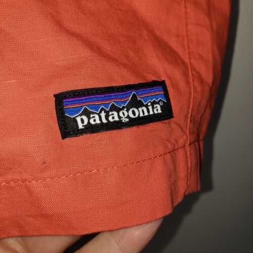 Patagonia Shorts Cotton Hemp Chino Mens 38 Regular Fit 6" Inseam Orange NEW - Picture 4 of 6