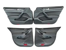 2015-2019 Volkswagen Golf Gti Door Panel Set Black Leather 5g4867023d 5g4867024d