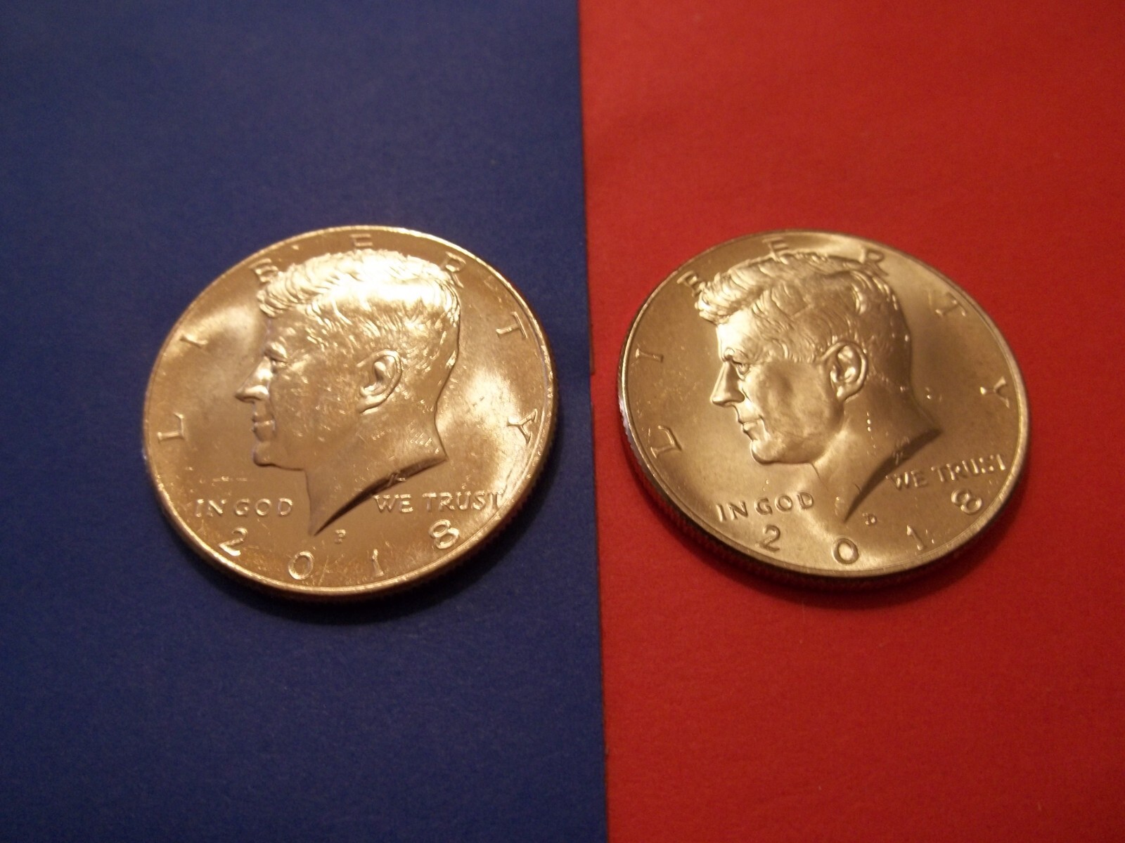 2018 P/D MINT Kennedy Half Dollar from MINT Roll BU | eBay