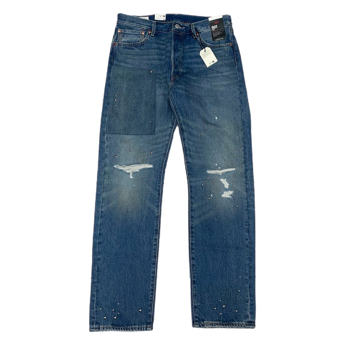 Levi's Rare 501 '54 Denim Jeans Studded Patchwork Brand New Size