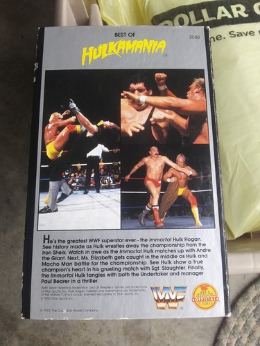 WWF Collector's Edition Best of Hulkamania 1992 VHS Hulk Hogan Andre the Giant - Picture 2 of 5