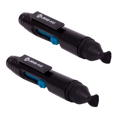 Lens-Aid 2er Set Reinigungsstift mit Pinsel für Kamera und Objektive - Pen