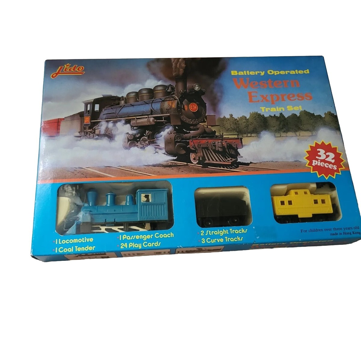 LIDO Battery Operated Western Express 32 Piece Train Set | eBay