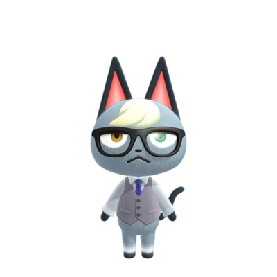 MARKENLOS #431 Mini Amiibo Karte für Animal Crossing Raymond / Gunnar Nintendo Switch