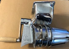 Saladmaster Food Processor Hand Crank Shredder Chopper Slicer 4 Cones NO STAND