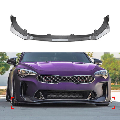 Für Kia Stinger GT 2018-2024 2019 Frontstoßstange Spoiler Splitter Spoiler Lippe