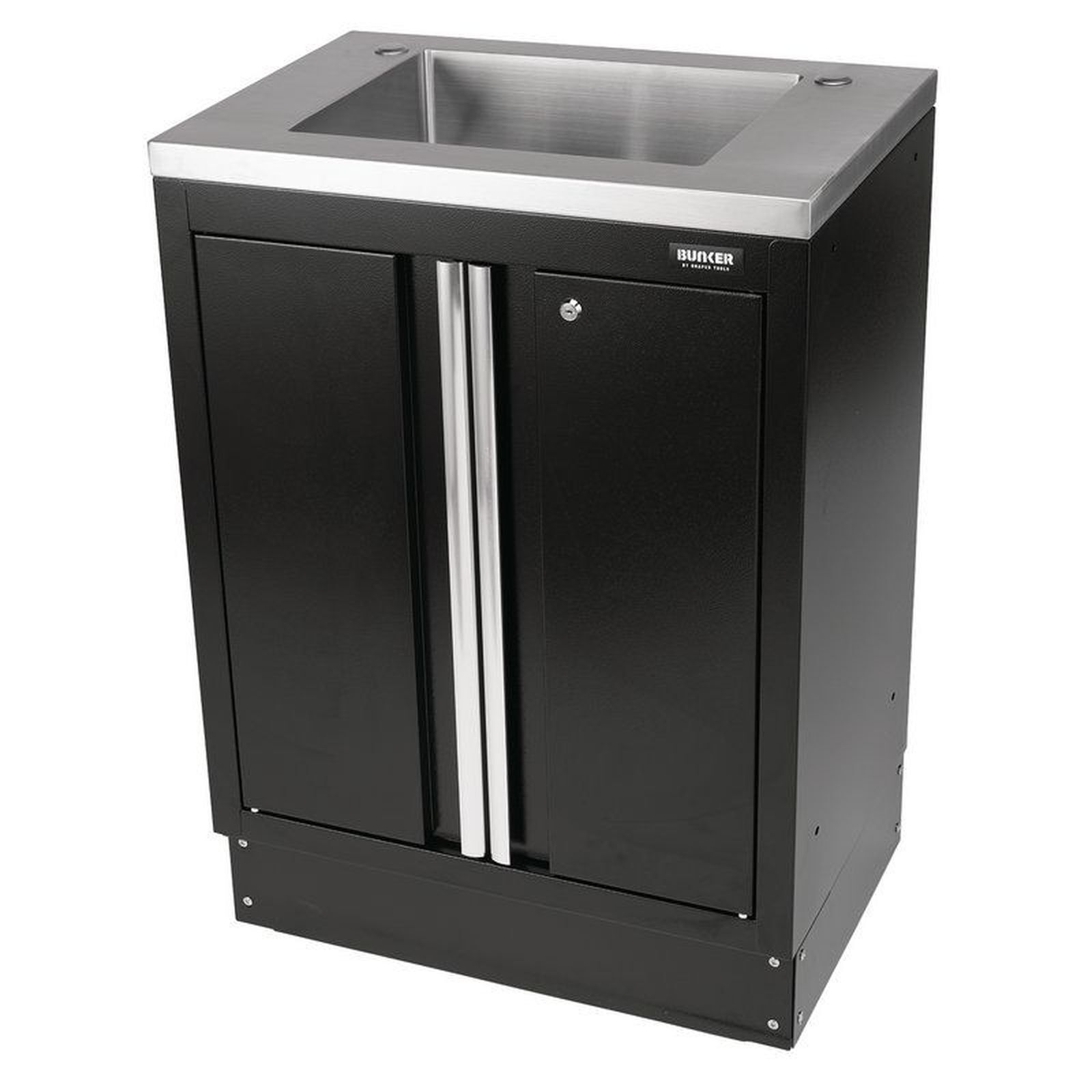 Bunker Black 31034 ® Modular Floor Cabinet With Sink 2 Door 680Mm Each 1 - Image 6