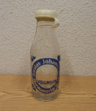 30er 40er  Milchflasche Gustav Johannsson Vol...