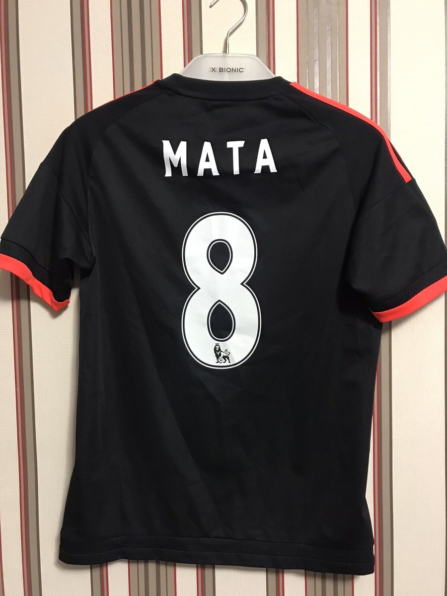 Manchester United 2015/16 ADIDAS Juan Mata #8 Shirt Jersey Top Sz