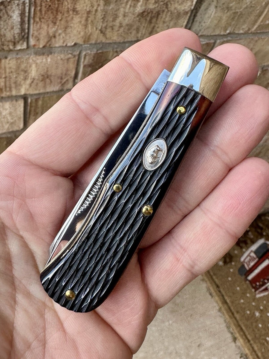 NEW 73 GREAT EASTERN CUTLERY CRIPPLE CREEK HEMLOCK GREEN TRAPPER