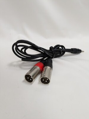 DAP Audio FL46150 3,5 mm Stereo Mini Buchse auf Twin 3-poliges XLR Kabel 1,5 m 