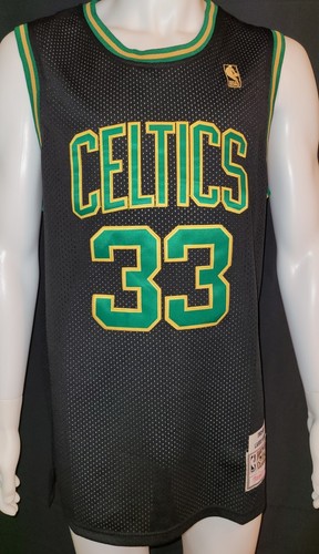 Mitchell & Ness HWC Retro Larry Bird #33 Black Celtics Jersey XL