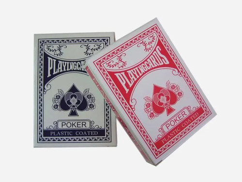 Professional Plastic Coated Playing Cards Poker Size High Quality Game Casino