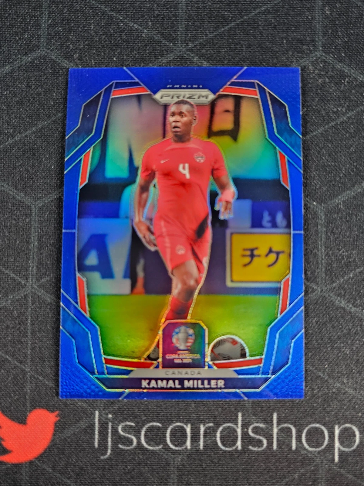 2024 Panini Prizm Copa America Kamal Miller #171 Blue Prizm 106/110 K1