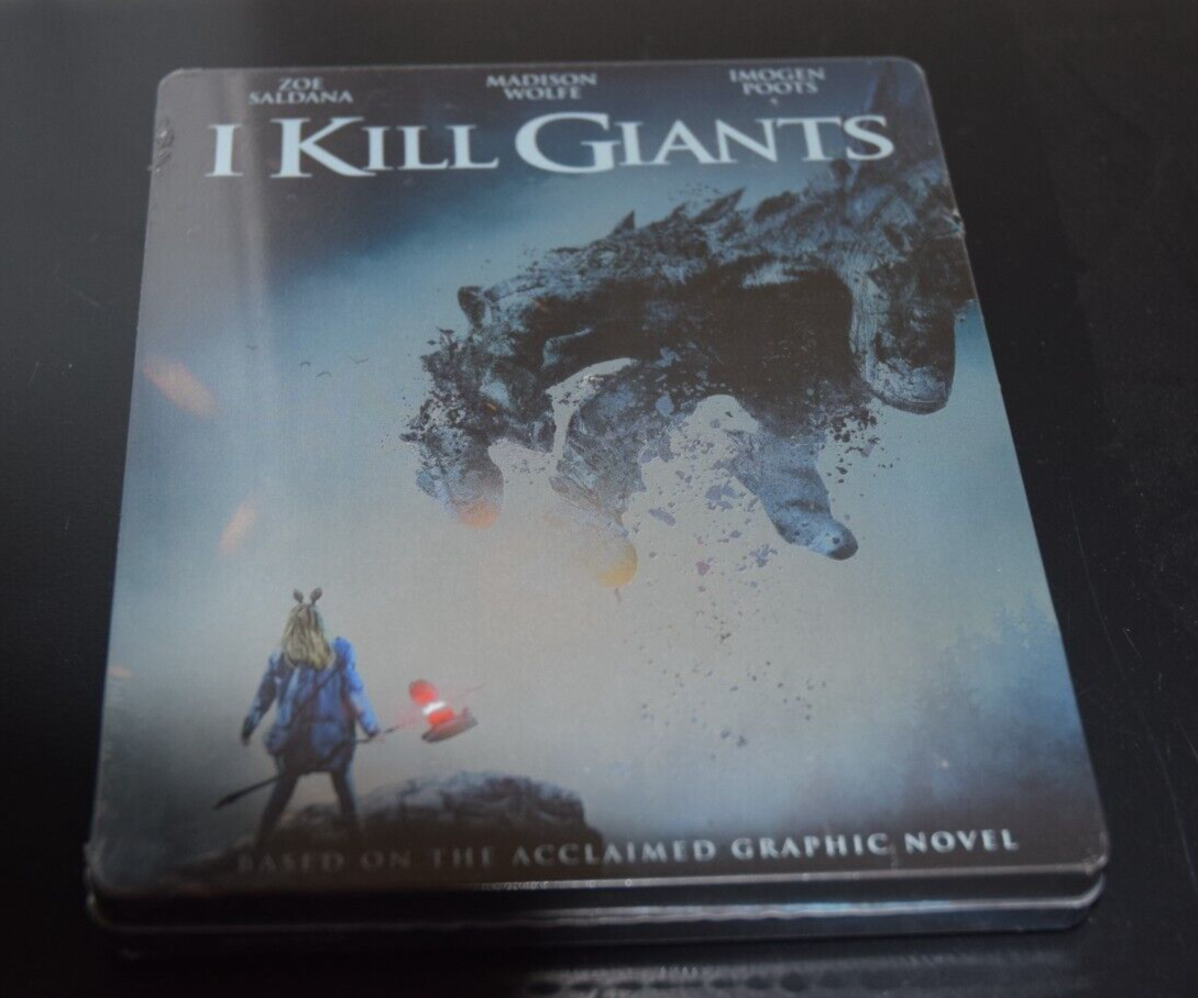 I Kill Giants Blu Ray Steelbook  Region A US Import NEW SEALED