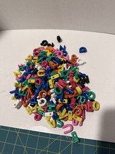 Lot Of Plastic Counting Alphabet Beads Colors Sorting Early Learning 3/4  