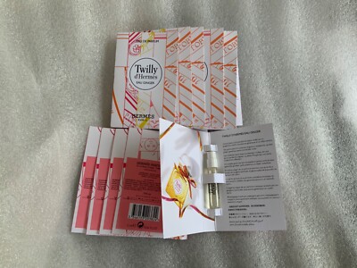 10 X Hermes Twilly d'Hermes Eau Ginger Eau de Parfum EDP Sample Spray 2ml/e NIB