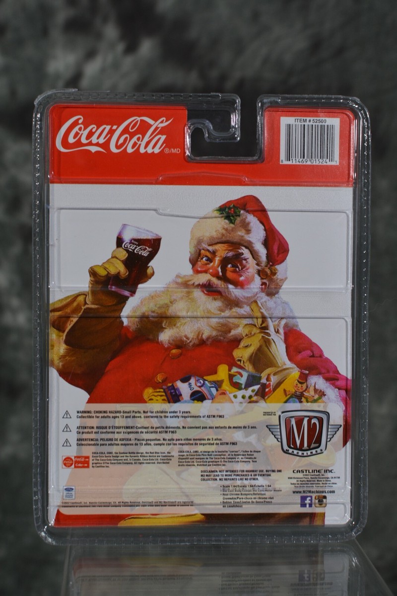 M2 Machines 1:64 Coca Cola Christmas Tree Santa SK06 1956 Ford COE
